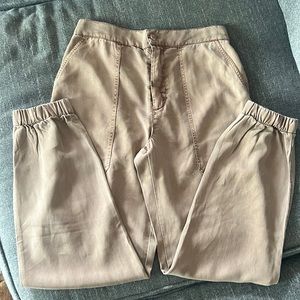 YFB (Young Fabulous & Broke) sz S dressy joggers. Color is Latte